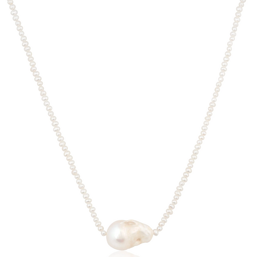 Baroque Pearl Candy Necklace in Freshwater Pearls 