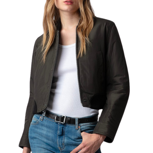 Bunta Cuir Reversible Leather Jacket in Noir