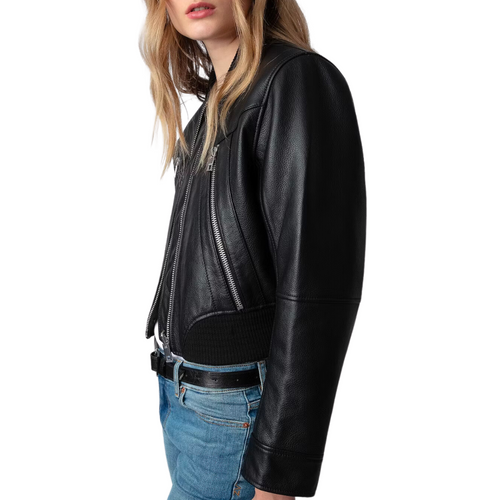 Bunta Cuir Reversible Leather Jacket in Noir