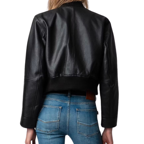 Bunta Cuir Reversible Leather Jacket in Noir