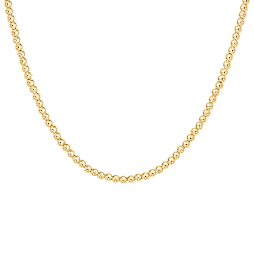 Choker Classic 3mm Bead in Gold