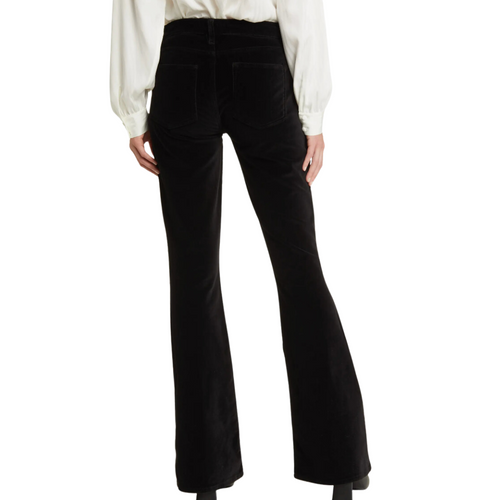 Le High Flare Velveteen in Black