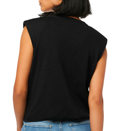 The Arden Sleeveless Tee in Black