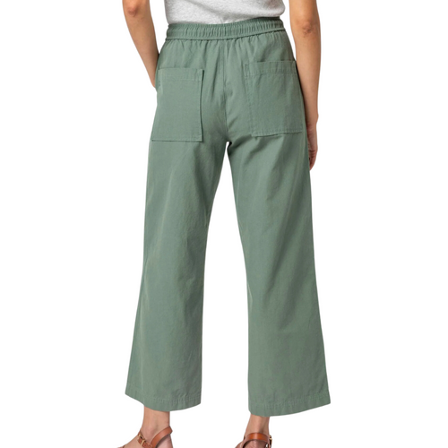 Canvas Drawstring Pant in Seagrass