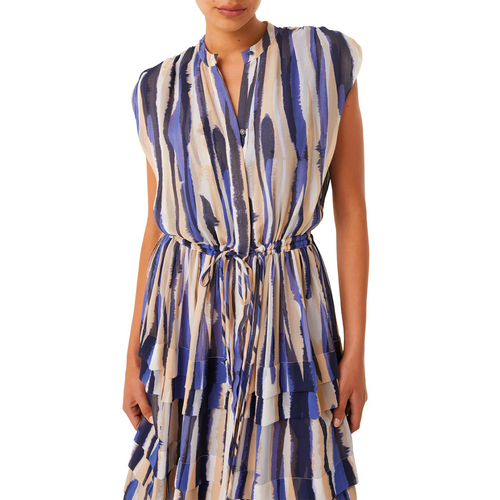 Ulricha Dress in Striped Instinct