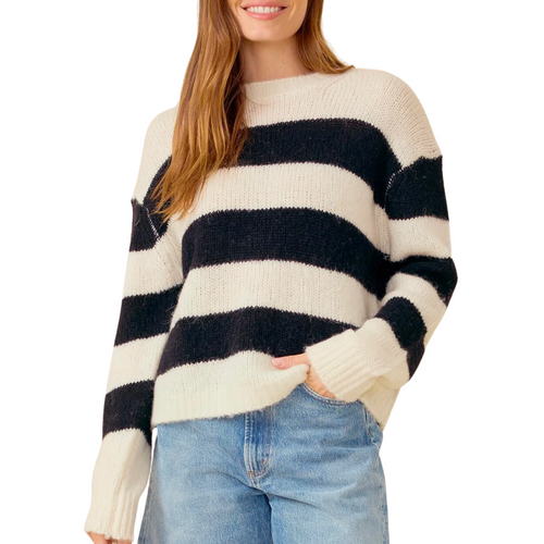 Bardot Pullover in Ivory Combo