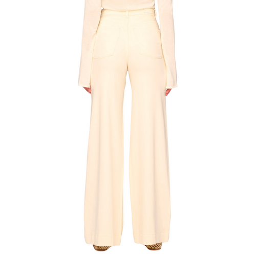 Hepburn Wide Leg High Rise 32" in Manilla Knit