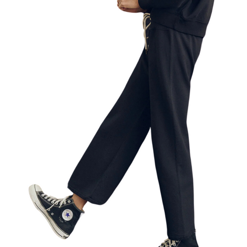 The Relay Sweatpant in Almost Black