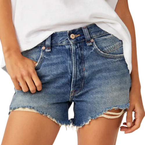 We The Free Now Or Never Denim Shorts in West End