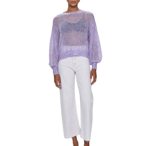 Penny High Rise Wide Leg Crop in Lavender Haze