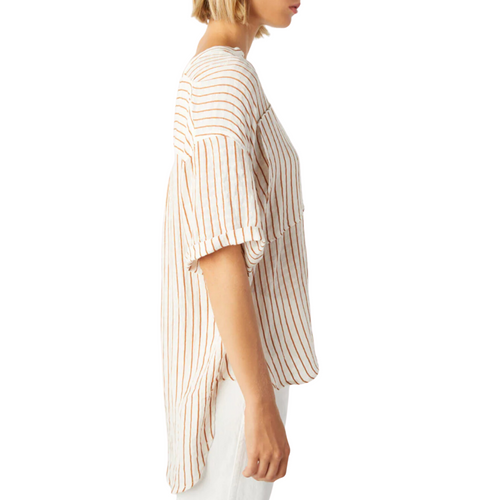 Antoinette Shirt in Sepia/Natural