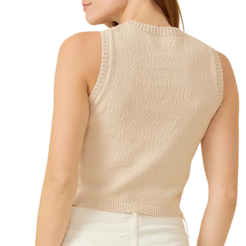 Oak Sleeveless Top in Oatmeal