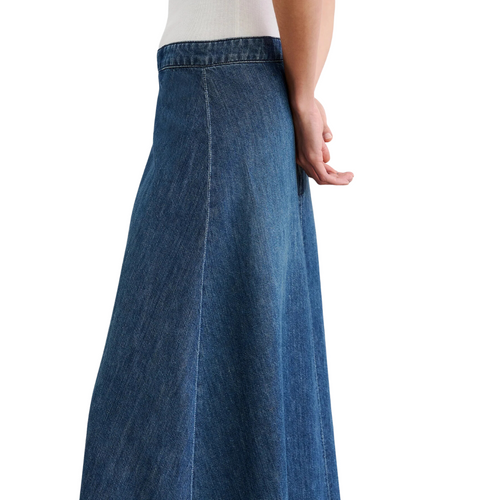 Astrid Denim Skirt in Classic Wash 