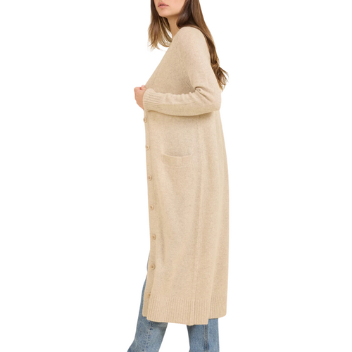 Morgan Cashmere Duster in Oatmeal