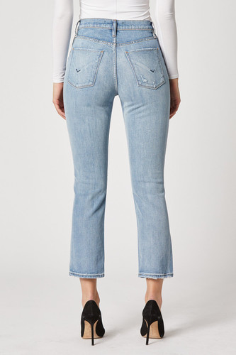 Holly High Rise Straight Jean in Light Wash