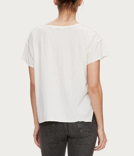 Remy Boxy Tee in White (One Size)