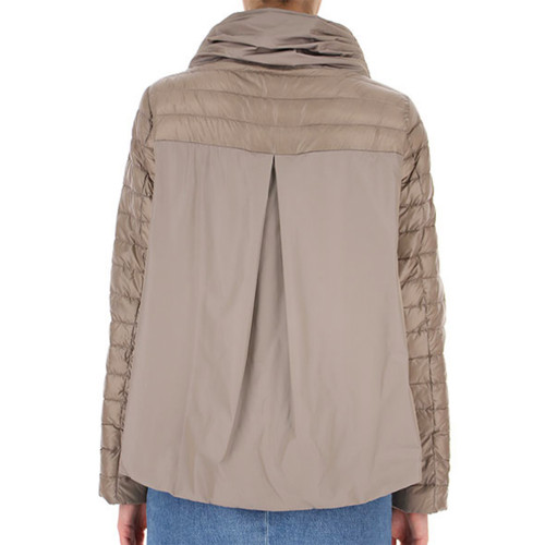 Down Full Combo Jacket  in Taupe