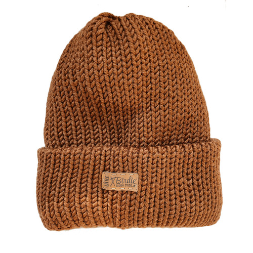 Double Knit Winter Cap in Kombucha