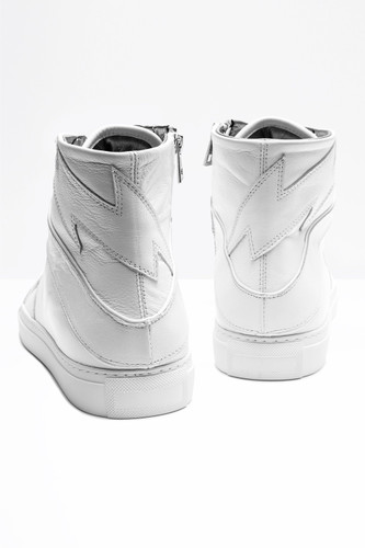High Flash Sneaker in White