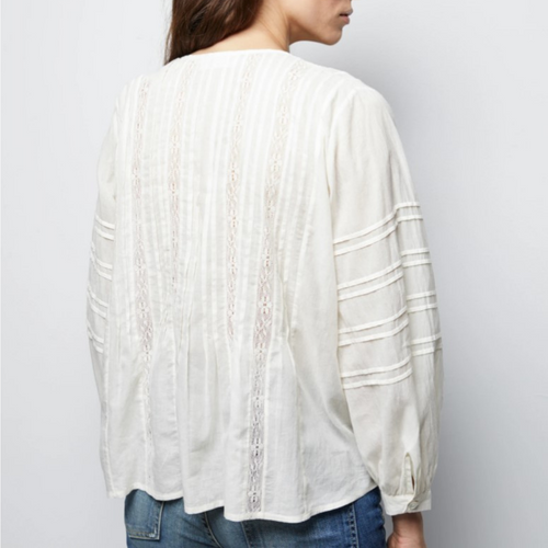 Iris Blouse in Ivory