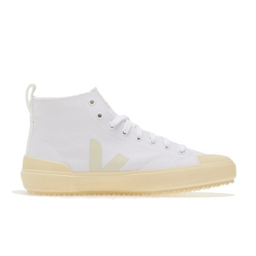 High Top Butter Sole Sneaker in White