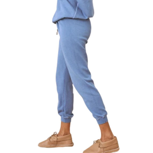 Cropped Sweatpants in Dutch Blue