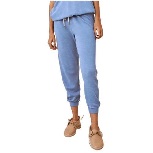 Cropped Sweatpants in Dutch Blue