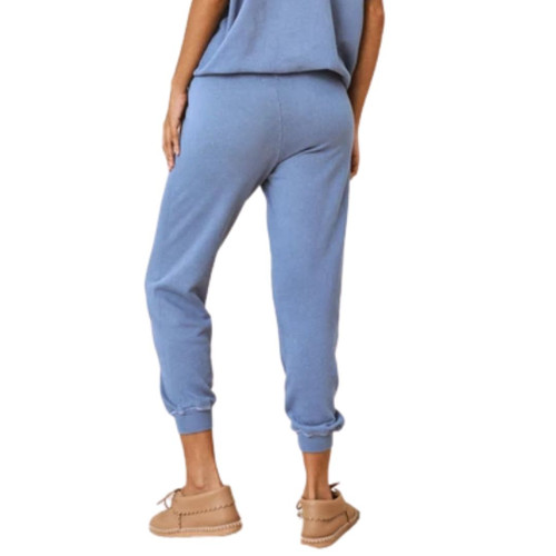 Cropped Sweatpants in Dutch Blue