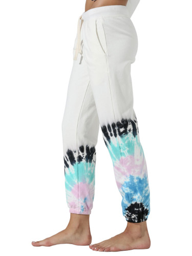 Pacifica Beam Sweatpants in Cloud/Azul/Peony