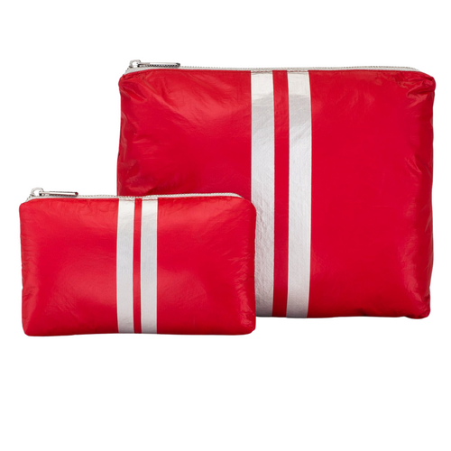 Chili Pepper Red with Silver Stripes 2-Pack (Medium and Mini)