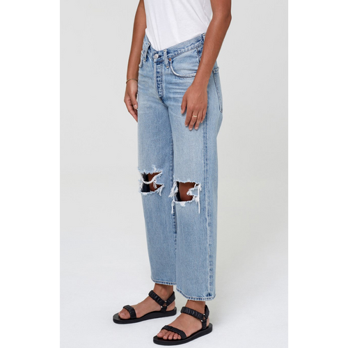 Elle Relaxed V-Front Jean in Elodie