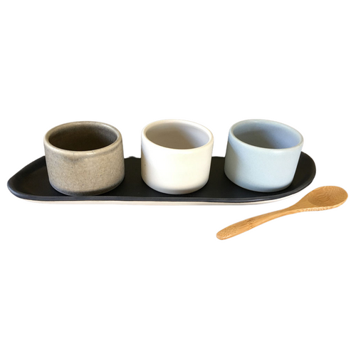 3 Piece Condiment Set