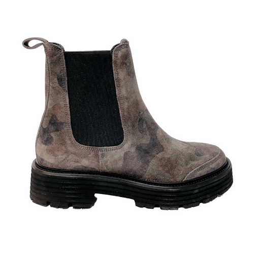 POWER 34580 Suede Chelsea Boot in Camoflage