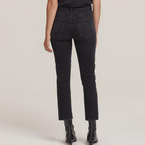 Riley High Rise Straight Jean in Panoramic