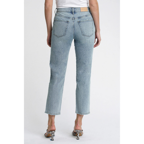 Charlie High Rise Straight Leg Jean in Crawford