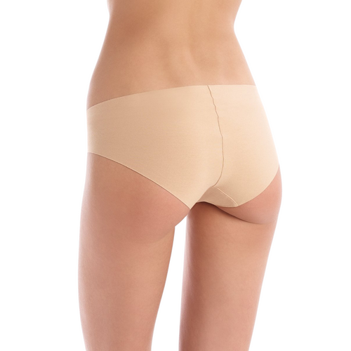 Classic Solid Bikini Panties in Beige