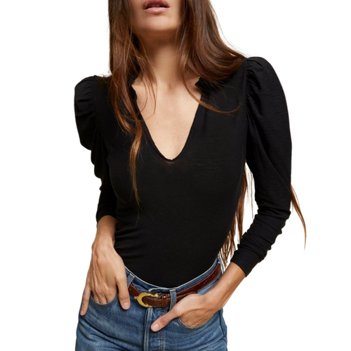 Tamira Long Sleeve in Jet Black