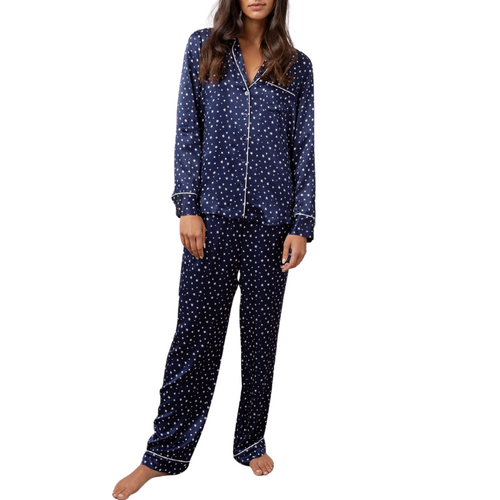 Rails Alba Silky Pajamas in Midnight Stars