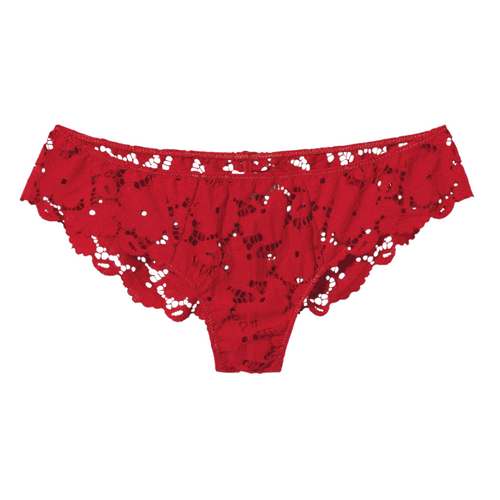 Eberjey Naya Bikini Panties in Haute Red