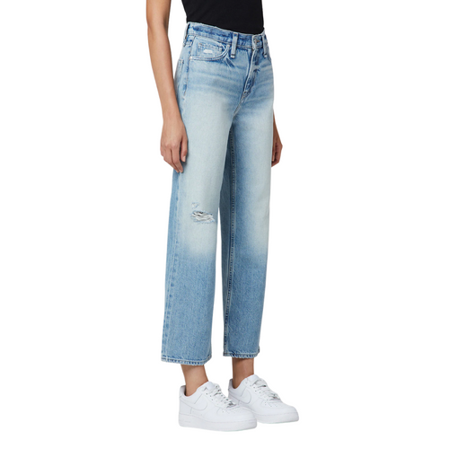 Remi High-Rise Straight Ankle Jean in Timeless