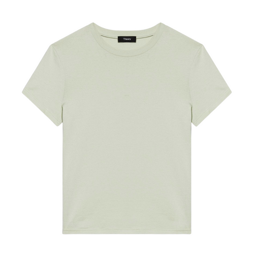 Theory Cotton Tiny Tee in Mint