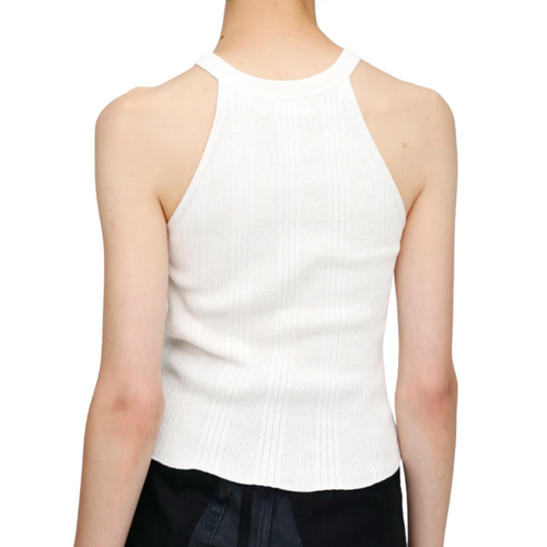 Braid Delta Tank Top in Off White