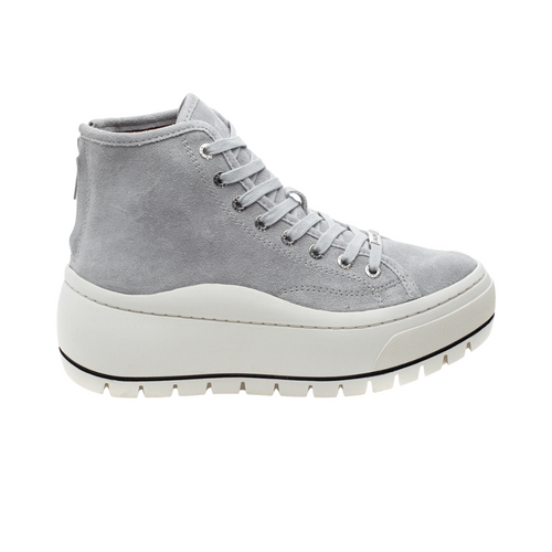 Gracie in Light Grey Suede