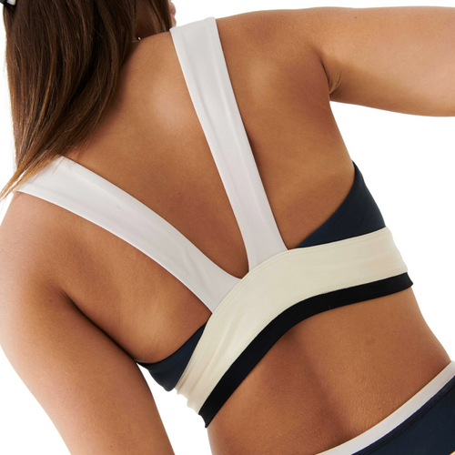 Outline Sports Bra in Midnight Navy