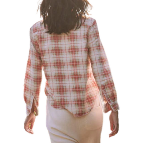 The Scouting Shirt in Bleached Rose Plaid 