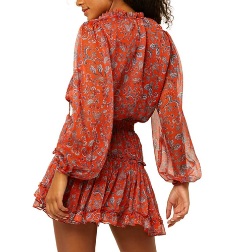 Lorena Dress in Aranciatta Paisley