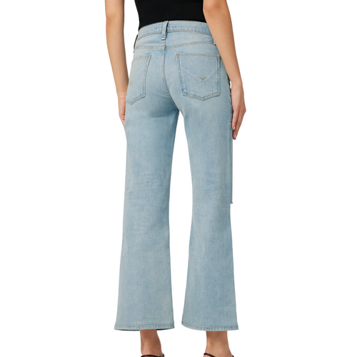 Rosie High-Rise Wide Leg Ankle Jean in Memory 