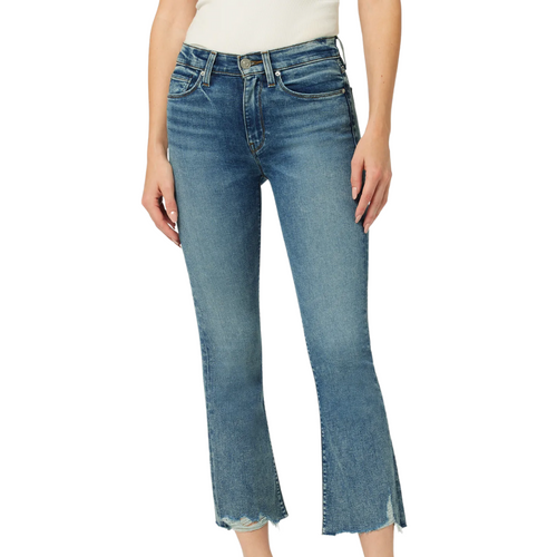 Barbara High-Rise Bootcut Crop Jean in Dancing Days 