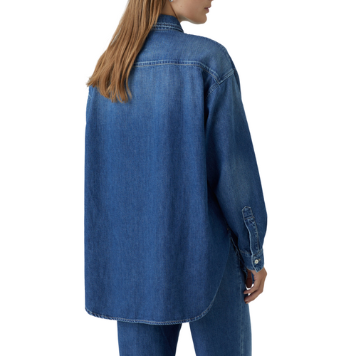 A Better Blue Long Shirt in Dark Blue  