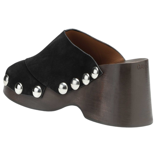 Wedge Clogs in Black